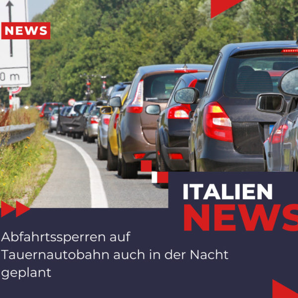 Abfahrtssperren auf Tauernautobahn auch in der Nacht geplant