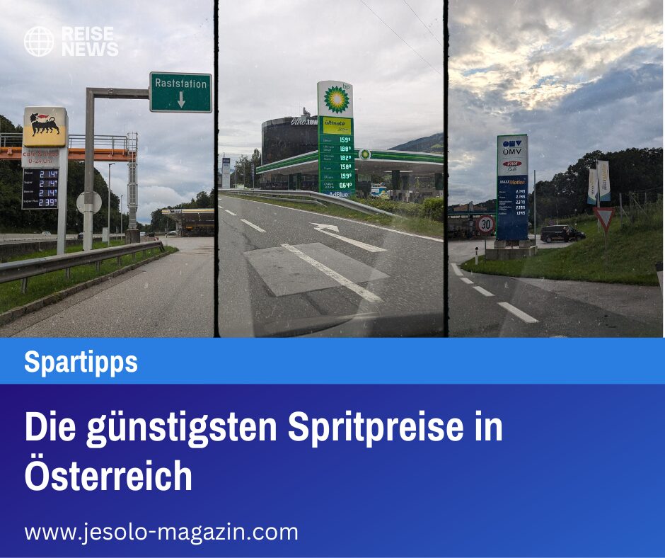 Die günstigsten Spritpreise in Österreich