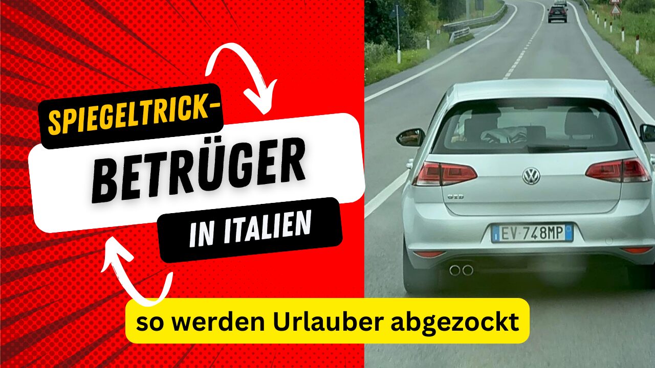 Spiegeltrick-Betrüger - so werden Urlauber in Italien abgezockt