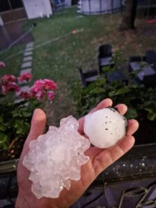 Hagelunwetter im Friaul