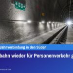Tauernbahn wieder für Personenverkehr geöffnet