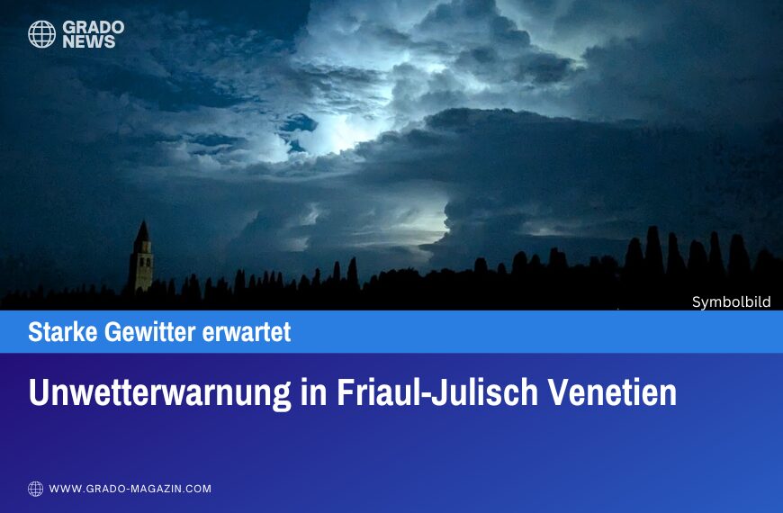 Unwetterwarnung in Friaul-Julisch Venetien