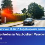Radarkontrollen in Friaul-Julisch Venetien und Venetien