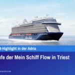 Die Taufe der Mein Schiff Flow in Triest
