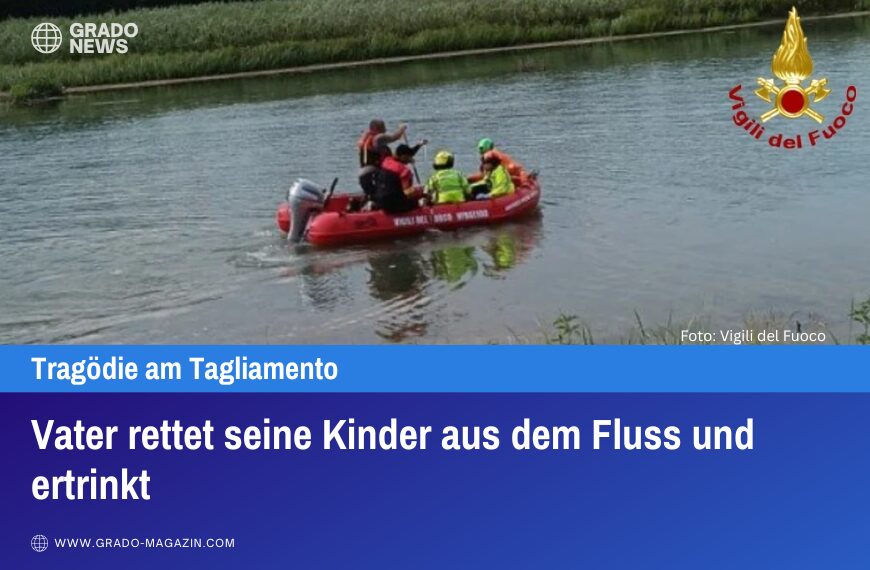 Vater rettet seine Kinder aus dem Fluss und ertrinkt